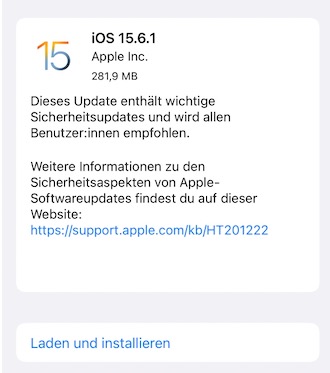 Image:Zeit zu handeln  - macOS 12.5.1, iOS 15.6.1 und iPadOS 15.6.1 verfügbar